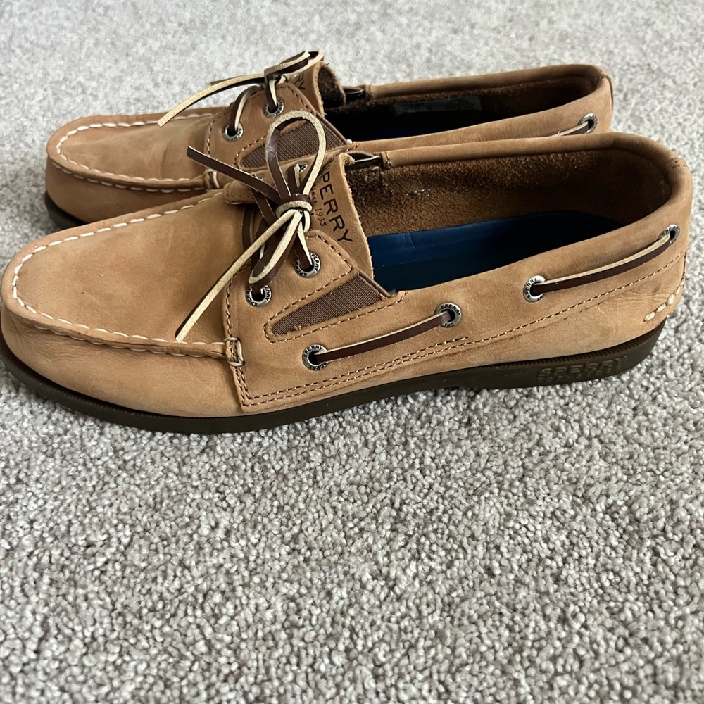 Sperry boys leather loafers